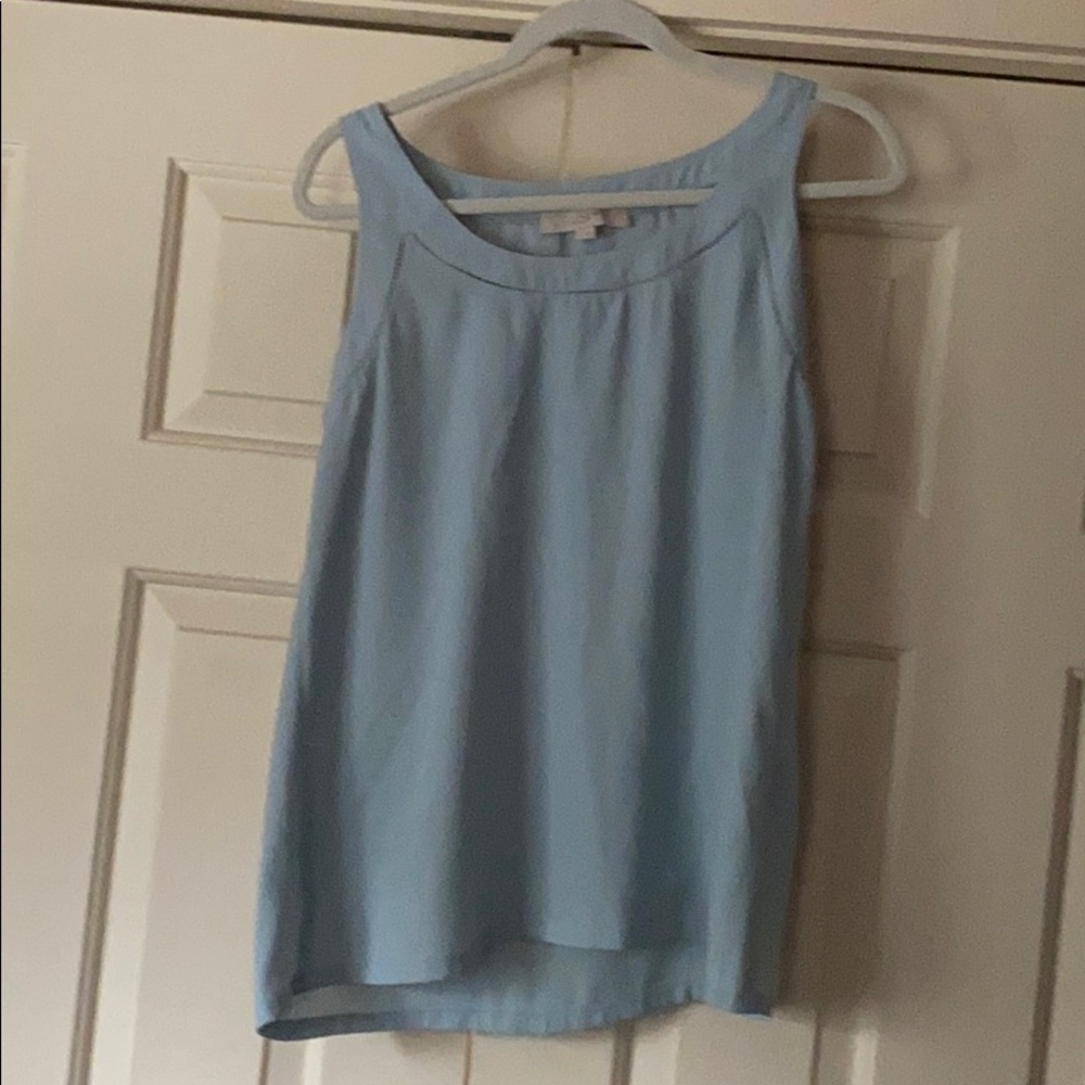 Light blue light weight dress tank